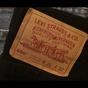 Levi Straus jeans, 505 or 550